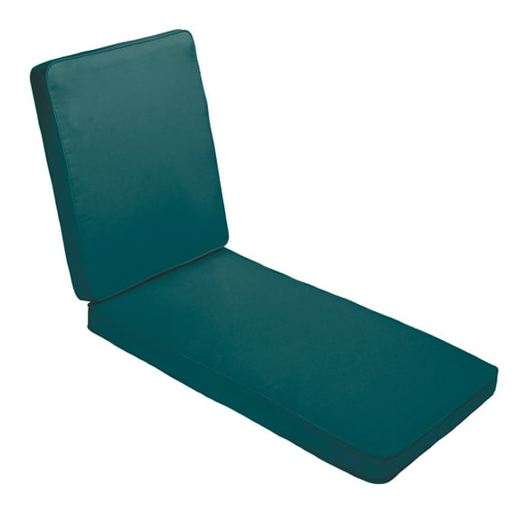 Sorra Home Teal Indoor/Outdoor Hinged Cushion, Corded