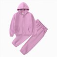 thumbnail image 2 of HCNTES Baby Girl Clothes Winter Toddler Girls Clothes Fall Winter Outfit Sets, Baby Girl 12 18 24 Months 2T 3T 4T 2PCS Sports Suit Long Sleeve Two Piece Baby Clothes, 2 of 5