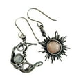 thumbnail image 2 of Fiudx Ofertas de la semana Pendientes in sol estilo boho Pendientes asimétricos in moda, 2 of 7