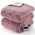 thumbnail image 2 of Yiwa ETL Certified Sherpa Electric Blanket, Fast Heating with 10 Adjustable Heat & Timer Levels, Machine Washable, 2 of 10