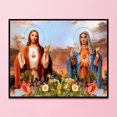 thumbnail image 3 of Bordado completo impreso 3 hilos 11CT flores Saint Kit estampado DIY punto de cruz Tmvgtek Arte deco, 3 of 9