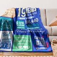 thumbnail image 2 of LHSHID 19 Year Old Boy Gift Ideas BlanketGifts for 19 Year Old BoysBoys Age 19 GiftsPresents for 19 Year Old Boys19th Birthday Decorations for BoysSoft Throw Blanket 50"x60", 2 of 7