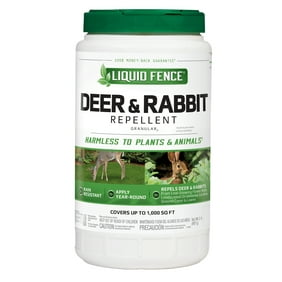 Liquid Fence Deer & Rabbit Repellent Granular, 12-Month Use, 2 Pounds