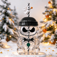 thumbnail image 6 of 20OZ Christmas Horror Nightmare Night Glass Cup with Straw, Nightmare Jack Clear Tumbler with Beanie Hat Lid and Scarf, Cute Novelty Drinkware, Christmas Jack Clear Glass Cup Collectibles Gifts - 1PC, 6 of 6