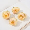thumbnail image 4 of Simulación de cabeza de flor de rosa hecha a mano, material de corona de bricolaje, estilo retro, decoración de boda floral de té, flores falsas, 4 of 6