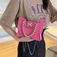 thumbnail image 4 of Elegant PU Tote Bag for Women Girl with Spacious Interior Shoulder Underarm Bags, 4 of 21