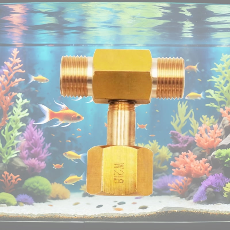 Aquarium CO2 Gas Control Regulator Bubble Counter Resistant Copper