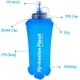 thumbnail image 3 of Packs de hidratación,Botella de agua blanda, bolsa portátil para beber, botella de agua portátil, bolsa de agua blanda de TPU, deportes, correr, montar, botella de agua pequeña Ormromra CPB-DE-HJJ-115, 3 of 4
