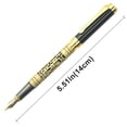 thumbnail image 6 of STONEGO Metal Deluxe Fountain Pen - Premium Writing Instrument for Business Professionals, Suitable for Signature, Calligraphy and Daily Writing, Fashion Design, Great for Office and Stationery, 6 of 7