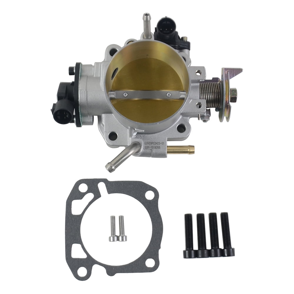 GELUOXI 70mm Throttle Body w/Calibrated TPS Sensor for Honda Civic B D H F Series 309-05-1050