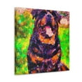 thumbnail image 2 of Powerful Rottweiler Portrait - Canvas, 2 of 10