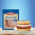 thumbnail image 5 of Land O'Frost Premium Meat, Sandwich Sliced Deli Lunch Meat Natural Hickory Smoked Thick Cut Fully Cooked Canadian Bacon 6 oz Resealable Pouch, 5 of 16