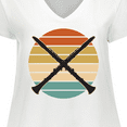 thumbnail image 4 of Inktastic Clarinet Music Gift Retro Marching Band Women's Plus Size V-Neck T-Shirt, 4 of 5