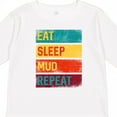 thumbnail image 4 of Inktastic Motocross BMX off Road Eat Sleep Mud Repeat Boys or Girls Long Sleeve Toddler T-Shirt, 4 of 5