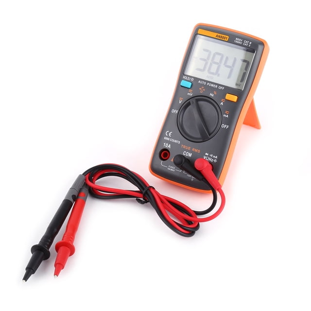 Multimètre Numérique Ohm Mètre Pince de Réglage Automatique Oscilloscope Numérique Amplificateur de Fréquence et de Tension Testeur de Tension