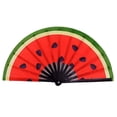 thumbnail image 3 of Homerr Folding Fan Dance Fan Folding Stylish Handheld Floral Leopard Starry Print Dance for Parties Festivals Performance, 3 of 6
