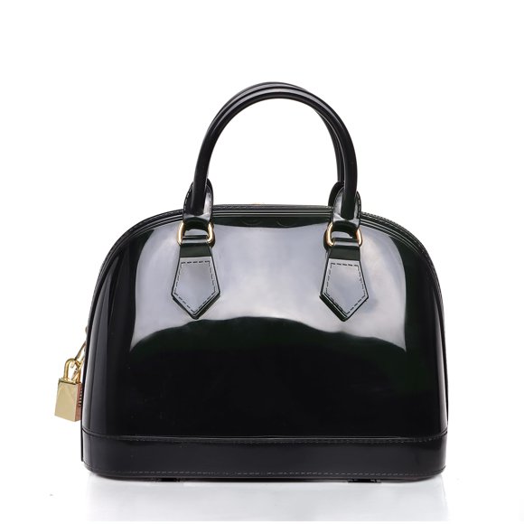 Bolso bandolera de gelatina, bolso de mano de color caramelo con asa superior para mujer