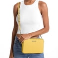 thumbnail image 3 of Michael Kors Women's Jet Set Large Saffiano Leather Top Zip Crossbody Bag (Daisy Yellow), 3 of 4
