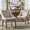 Beige, variant on iNSPIRE Q Kirk Contemporary Light Distressed Natural Finish Linen Arm Dining Chair, Beige (Set of 2)
