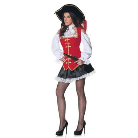 Rouge Pirate Captain Dress Costume Adult Large