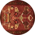 thumbnail image 1 of Ahgly Company Indoor Round Persian Orange Traditional Area Rugs, 7' Round, 1 of 1