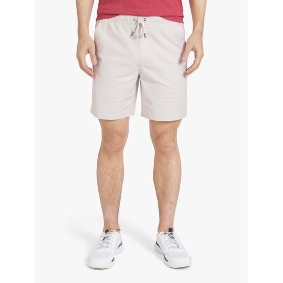 Chaps Men's Stretch Oxford Pullon Short, Sizes S-2XL, 7" Inseam