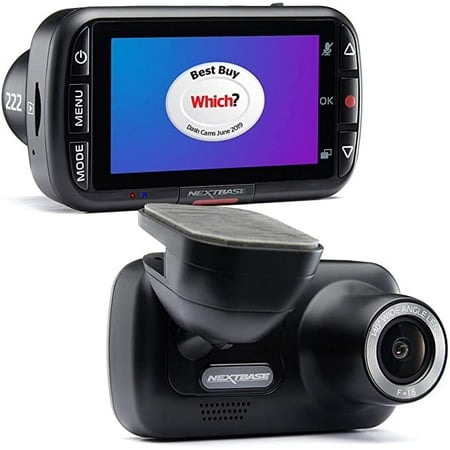 Nextbase - 222 Dash Cam & Rear Facing Telephoto View Cam - Black