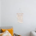 thumbnail image 4 of STOBOK Handmade Beige Cotton Boho Wall Hanging Tapestry for Bedroom and Living Room Decor, 4 of 6
