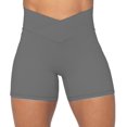 thumbnail image 1 of Pantalones cortos moteros Sunzel Sunzfly Crossover para mujer, color gris antracita, 1 of 5