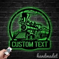 thumbnail image 3 of Handmadetneonsign Custom Train Wall Art LED Light - Personalized Train Name Sign Home Decor - Train, 3 of 5