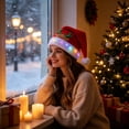 thumbnail image 4 of 2026 Christmas Indoor Home Decor Christmas LED Light Up Santa Hat Elks And Snowman Series, 4 of 4