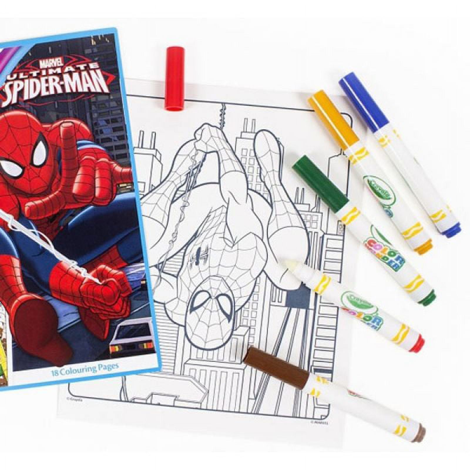 Crayola Color Wonder Mess Free Spiderman 18 Mess Free