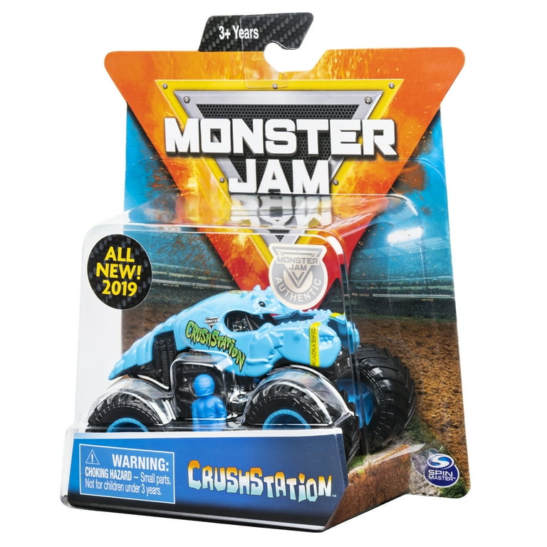 Monster Jam, Official Crushstation Monster Truck, Die-Cast Vehicle
