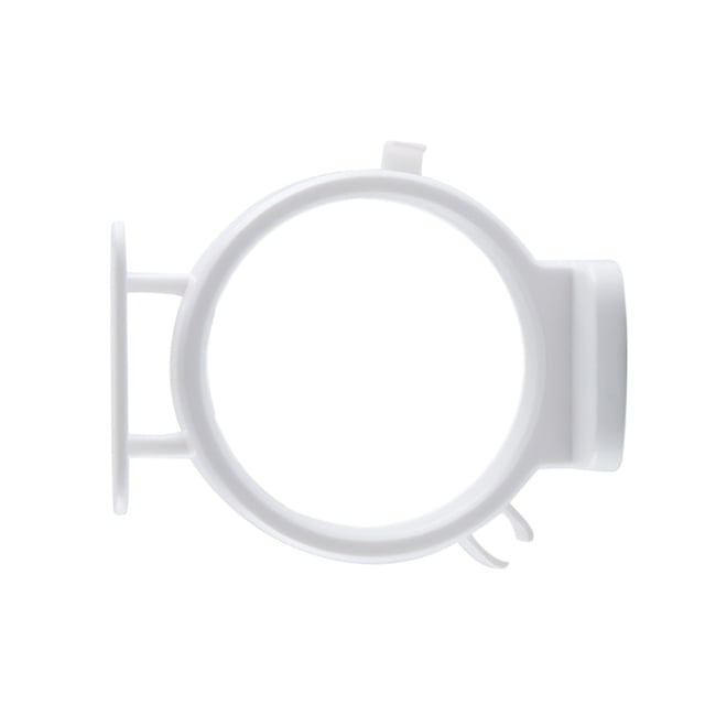 Moyic Estante para secador de pelo, soporte para soplador de baño para baño, soporte de soplado de aire de plástico sin perforaciones montado, Juegos de accesorios de baño Blanco Moyic HA001228-01