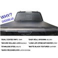 thumbnail image 3 of 6.5ft Soft Roll-Up Truck Bed Tonneau Cover For 2015-2022 Ford F-150 Pickup, 3 of 7
