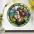 thumbnail image 7 of SHENGXINY 3PCS Easter Window Clings Bunny Egg Smooth Decal - Bedroom Fridge Decor Easter Decorations Stationary Stickers Multicolor 11.81x11.81in, 7 of 7