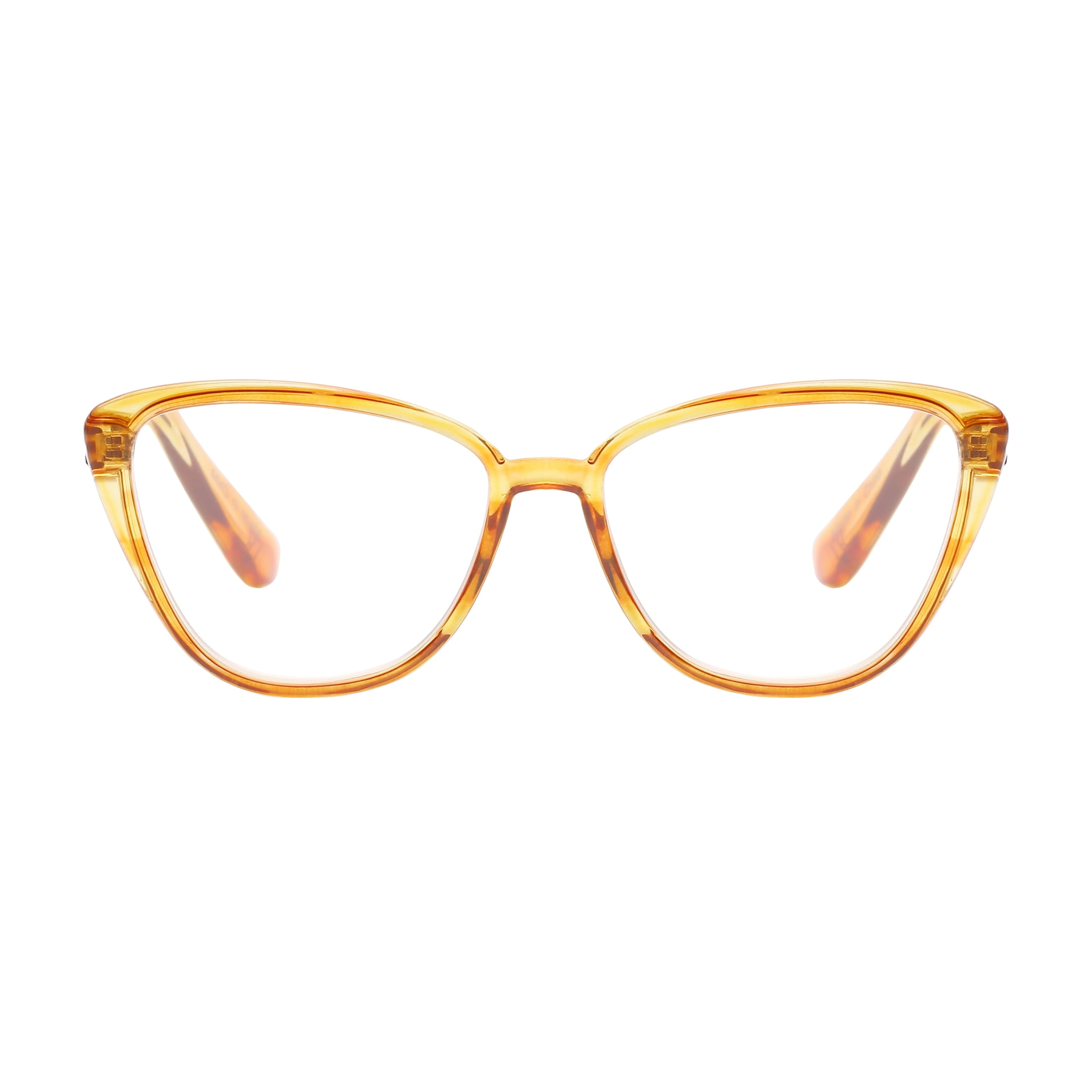 Rz by Rachel Zoe Womens Cateye Reading Glasses with Case, Crystal Olive/Light Tortoise, Imogen +2.00