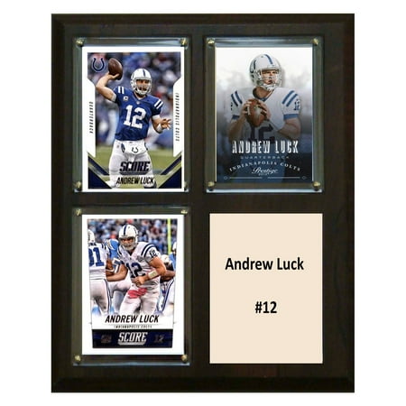 - C&I Collectables NFL 8x10 Andrew Luck Indianapolis Colts 3-Card Plaque