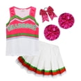 thumbnail image 1 of Costumes pour Filles Tenues d'Halloween Enfants Déguisement de Fête Cheveux Nœud Pompons, 1 of 8