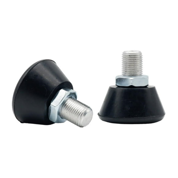 2 piezas de herramientas de entrenamiento de patinaje, pastillas de freno para patines, portátiles, resistentes y ajustables, para interiores y Negro