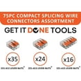 thumbnail image 4 of WAGO 221 Series 75pc Lever Nuts Wire Connector Assortment with Case, 4 of 5