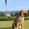 thumbnail image 4 of Metal Dog Leash For Active Dogs, Anti-Rust Chrome Plated Chain Ensures Durability, Comfortable Wrist Handle & Flexible Link Design For Ease Of Use, 4 of 4