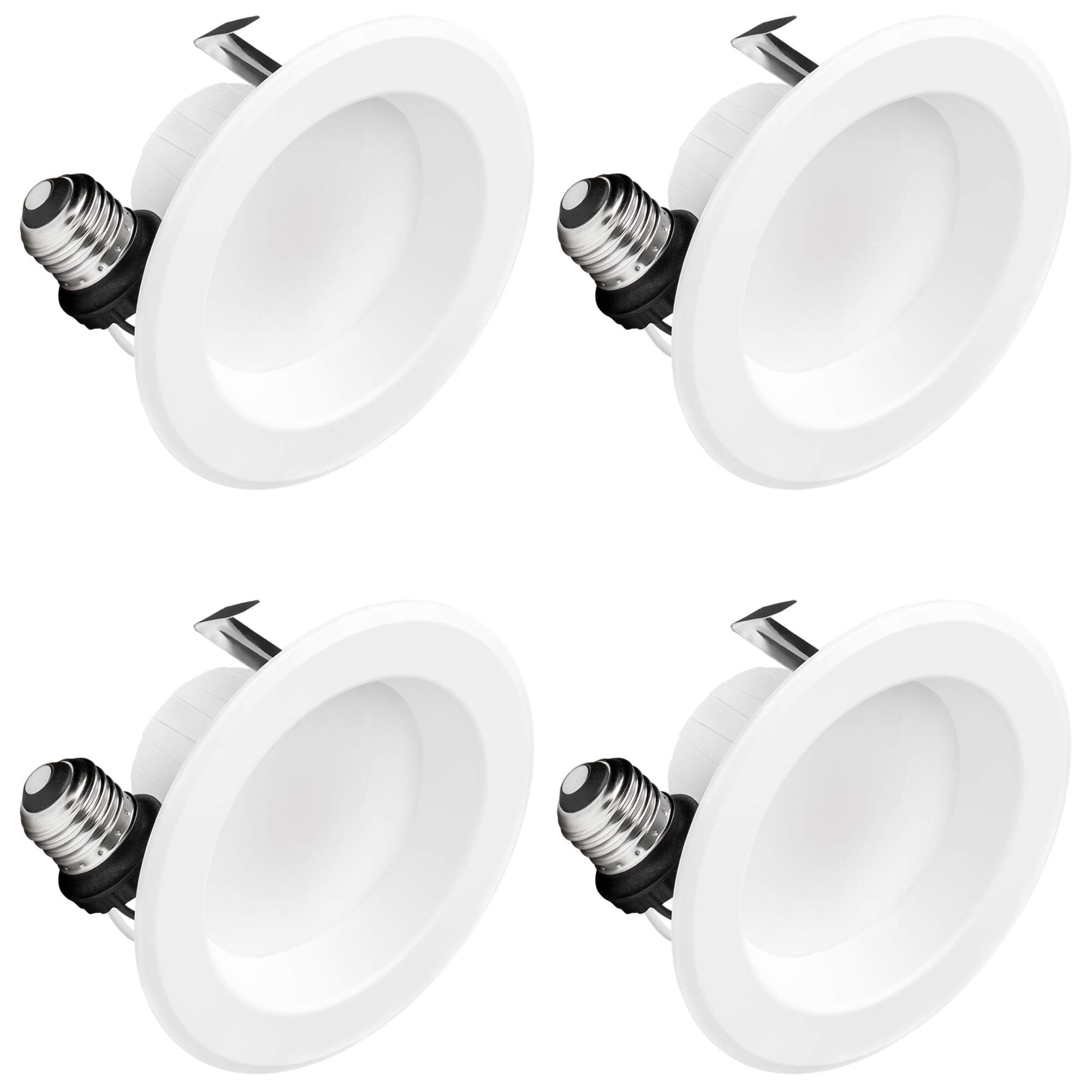 Dimmable Downlight 9W=65W 12 Pack Energy Star Hyperikon 4 Inch LED Recessed Lighting UL Daylight White