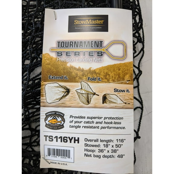 Norsemen TS116YH- Muskie Net 116″ Heavy Tournament Series Nets
