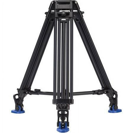 UPC: 6931747301140 | A673TM 75mm Bowl 3-Section Dual Stage Aluminum Tandem-Leg Video Tripod