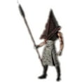 thumbnail image 1 of Nouvelle Statue de Collection Personnage d'Ornement de Bureau Anime Tête de Pyramide Silencieuse PVC 4, 1 of 6