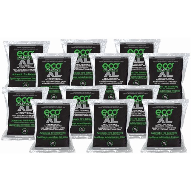 Perlas de balanceo para neumáticos ECO Balance XL, 12 bolsas de 113 g