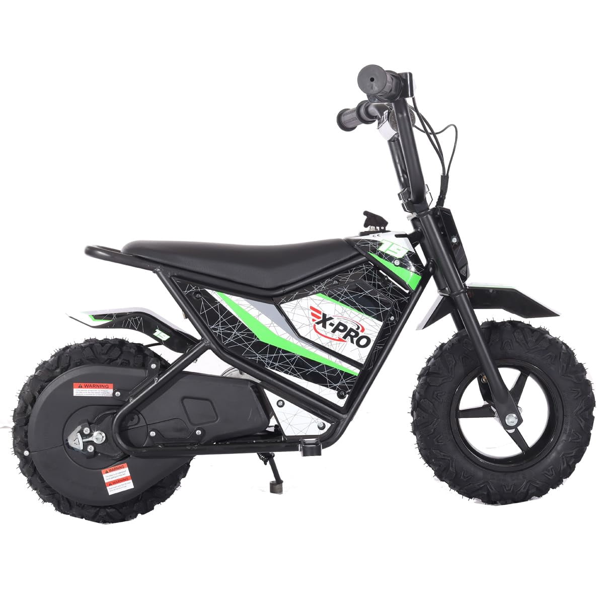 X-Pro XP250E 250W 24V Electric Dirt Bike with Chain Drive! 6.5" Wheels! Rear Disc Brakes!