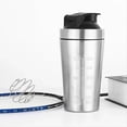 thumbnail image 2 of Vaso Mezclador de Acero Inoxidable para Fitness, Botella de Agua A Prueba de Fugas, Apto para Fitness, con Báscula de 500ML., 2 of 5