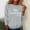 A_ Gray, variant on UTSJKR Funny Letter Printed 3/4 Length Sleeve Shirts for Women Pullover Loose Graphic Tees Tops Plus Size Crewneck Casual Blouses Wine S
